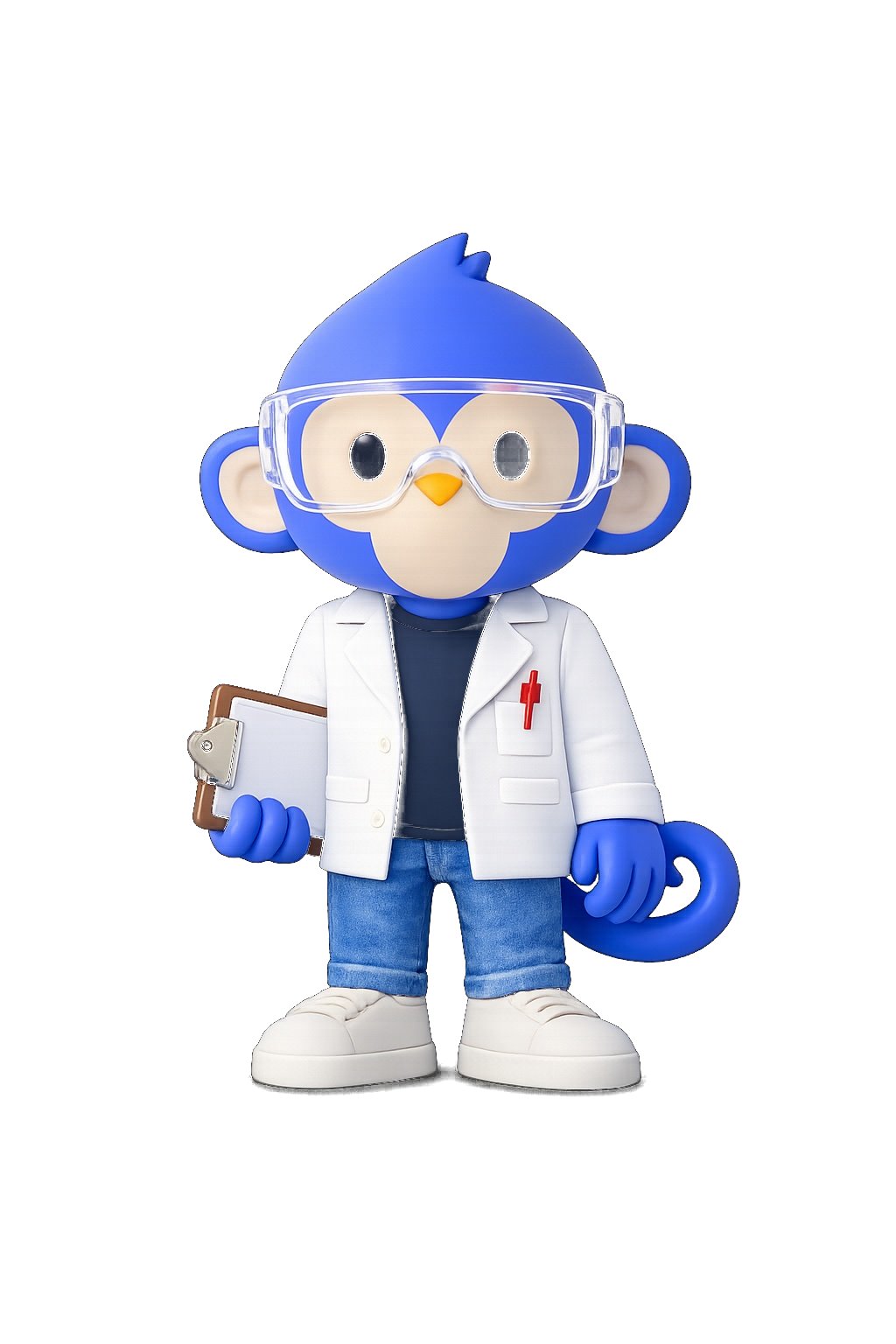 Darwin, the Primate Intelligence mascot, being detected by the JEPA video model